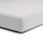 sotto con angoli in jersey di cotone bianco